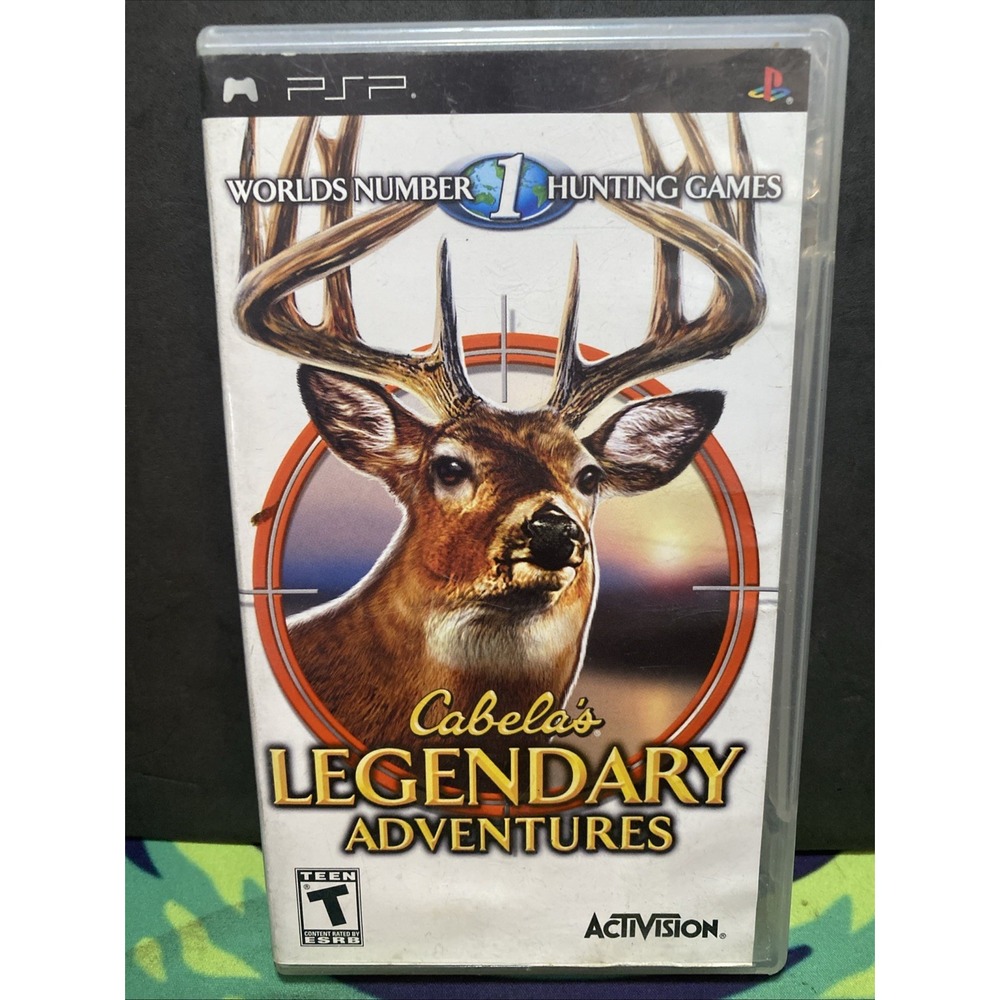Cabela's Legendary Adventures (Sony PSP, 2008) CIB Complete w/ Manual